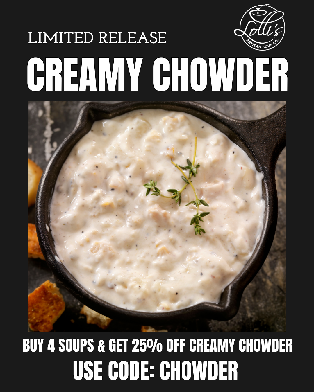 Creamy Chowder Soup Mix - 350g Limited Special Release