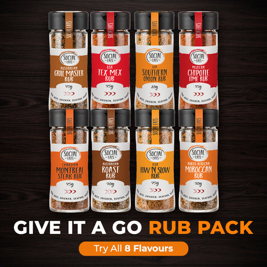 GIVE IT A GO SOCIAL EATS RUBS PACK - Social Eats Rubs Complete Pack
