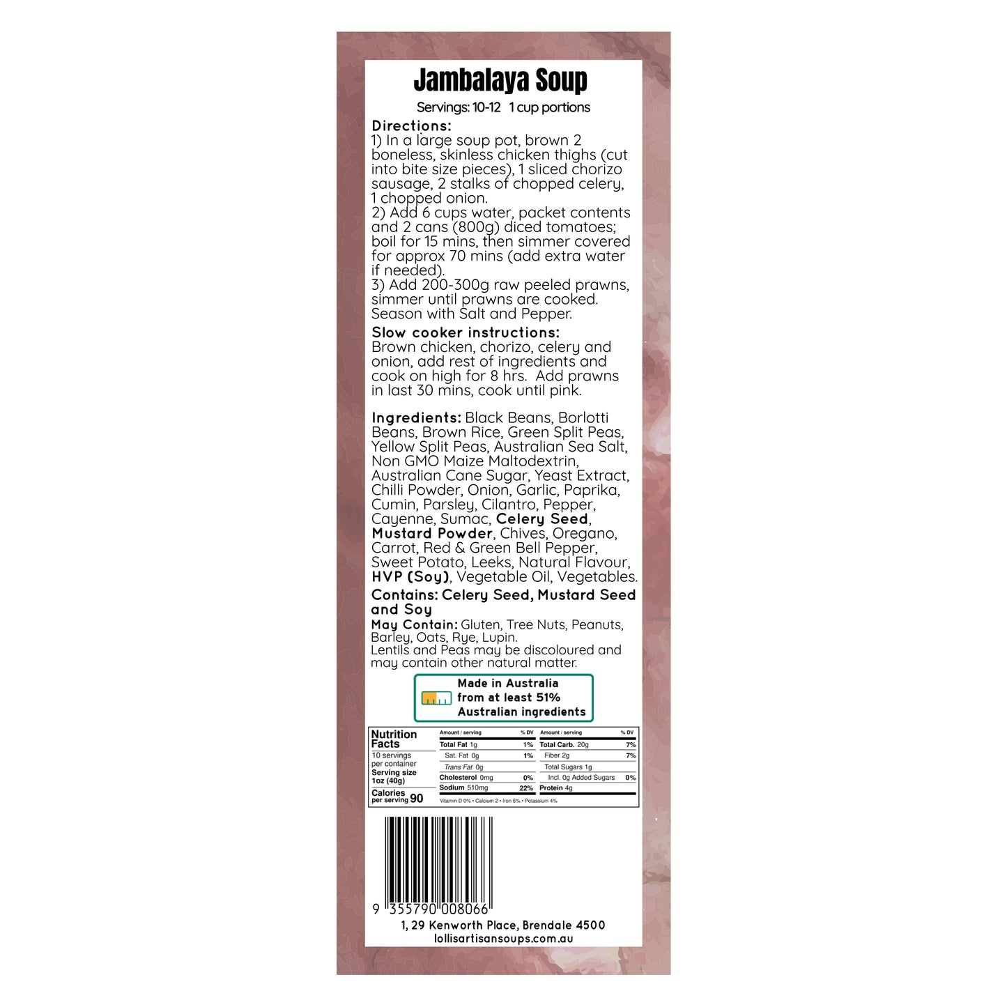 Jambalaya Soup Mix - 400g