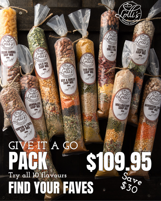 GIVE IT A GO LOLLI'S PACK - Lolli's Artisan Soup Mix Complete Pack