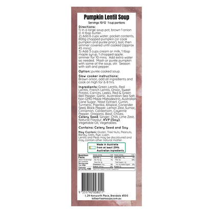 Pumpkin & Lentil Soup Mix - 400g