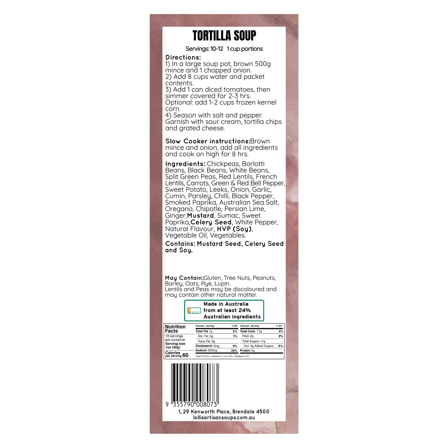 Tortilla Soup Mix - 400g